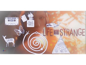 life strange - 7 pendant fashion arcadia arcadiabay art before storm butterfly butterfly effect caufield chloe cosplay decknine dontnod fire walk future games gift illuminati jane keychain keychains lifeisstrange life strange lighter loominaty love max maxine mixtape necklace partner past pcb pendant presents price ps4 spiral spiral time square enix two whales videogame video game xbox