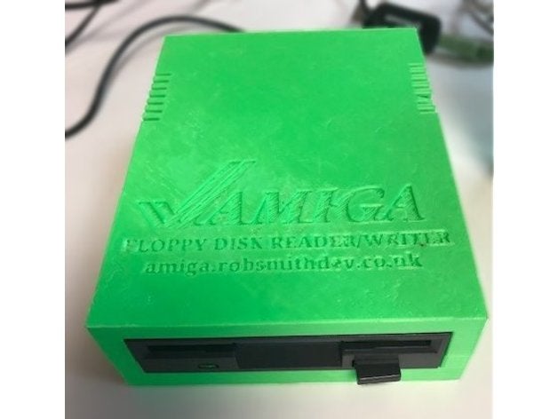 arduino amiga floppy drive reader writer enclosure computer 3D print model - Mito3D