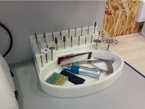 fresas portabrocas herramientas de mano dental el taladro titular 3d print model - Mito3D