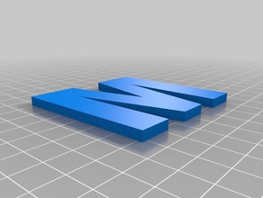mektup m 3d baskı 3d print model - Mito3D