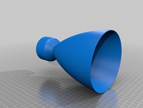 f1 rocket bell 1 305 scale scans & replicas combustion engine fuel liquid moon nozzle saturn v 3d print model - Mito3D