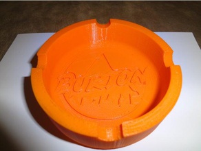 burton ashtray 3d print model - Mito3D