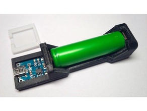 Una batteria di 18650 li-ion, caricabatterie tp4056 l'elettronica 3d print model - Mito3D
