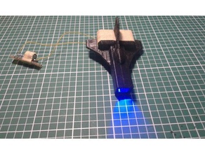 falcon2 - Blaue led 3d print model - Mito3D