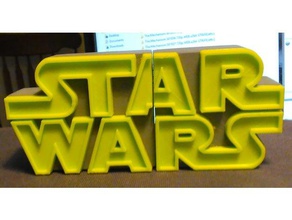 star wars book ends smaller signs & logos end 3d print model - Mito3D