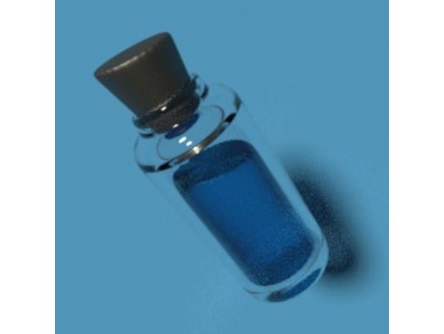 petite potion de fortnite œuvres jeux la bouteille jeu bouclier utile 3D print model - Mito3D