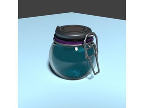 moyenne potion de fortnite œuvres accessoires jeu amusant jar jouet utile 3d print model - Mito3D