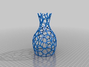 voronoi vazo 3d baskı 3d print model - Mito3D