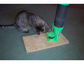 gatto alimentatore v2 gli animali domestici cat pet feeder 3d print model - Mito3D