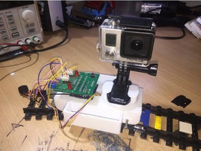 programlanabilir zaman atlamalı kamera arduino aks renk sensörü dişli yüksek Dağı fotoğraf ve video pro gidin aksesuar git go mount lego tren yolu fotoğrafçılık step motor hızlandırılmış pikap 3d print model - Mito3D