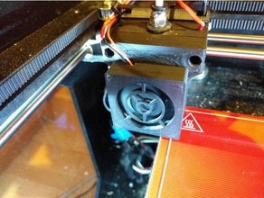 magnetic 40mm fan cover 3d printer parts 3d print model - Mito3D