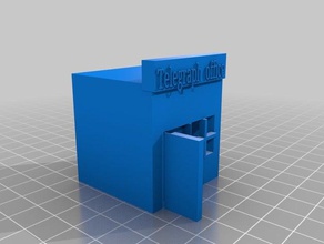 telegraph office 3d-drucken 3d print model - Mito3D
