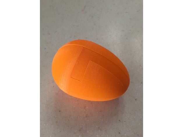 apparently impossilbe egg- large puzzles 3d-puzzle 3d puzzle easter egg impossible 3D print model - Mito3D