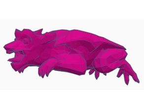gargoyle creatures demon dragon fantasy oni statue 3d print model - Mito3D
