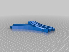 trackmaster y-split wechseln mechanische Spielzeuge thomas track Zug 3d print model - Mito3D