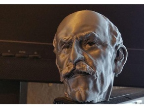 unclejoeobj sculptures face head mature old guy olderman 3d print model - Mito3D