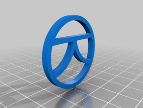 kingsman logo Anahtarlık 3d baskı abs k film pla 3d print model - Mito3D
