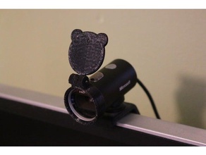 microsoft lifecam flip-cover Kamera webcam 3d print model - Mito3D
