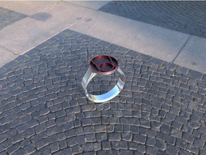 rote Laterne-ring Requisiten 3d print model - Mito3D