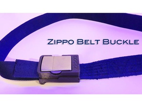 zippo fibbia della cintura accessori 3d print model - Mito3D