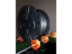 filament wheel 3d printing bearing spool roller 3d print model - Mito3D
