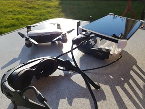 nvidida scudo dji scintilla mavic controller tablet adattatore pieghevole fpv r c i veicoli pro occhiali la 3d print model - Mito3D