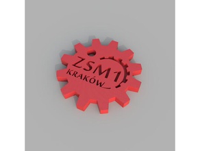 logo zsm nr 1 krak w işaretler ve logolar cracow okul 3d print model - Mito3D