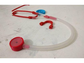 medical-grade stethoscope examination medical 3d print model - Mito3D