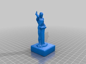 hefesto deus grego estátua esculturas deuses grécia gregos 3d print model - Mito3D