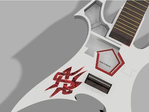 e-ukulele a-test music guitar musical instrument musicproject ukulele 3d print model - Mito3D
