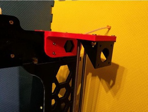 anet a8 reinforced shoulder mount 3d printer parts stepper motor 3d print model - Mito3D