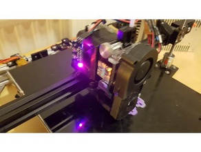 titan x-carriage piezo z-probe 3d printer parts e3d precision v-slot 3d print model - Mito3D