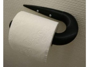 toilet paper holder bathroom accessories 3d print model - Mito3D