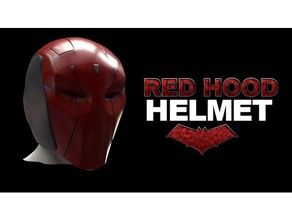 capucha roja variante casco props de batman cosplay prop dc el redhood la réplica 3d print model - Mito3D