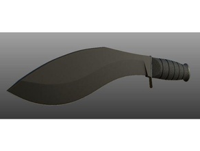 coltello kukri 3d print model - Mito3D