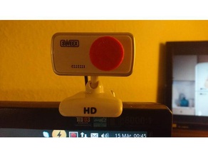 sweex wc 067 hd fotocamera, tappo dell'obiettivo la fotocamera 3d print model - Mito3D