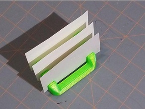 note business card holder office 3d print model - Mito3D