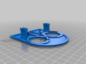 küçük whoover w pil yerleştirme revize etti r c araçlar 3d print model - Mito3D