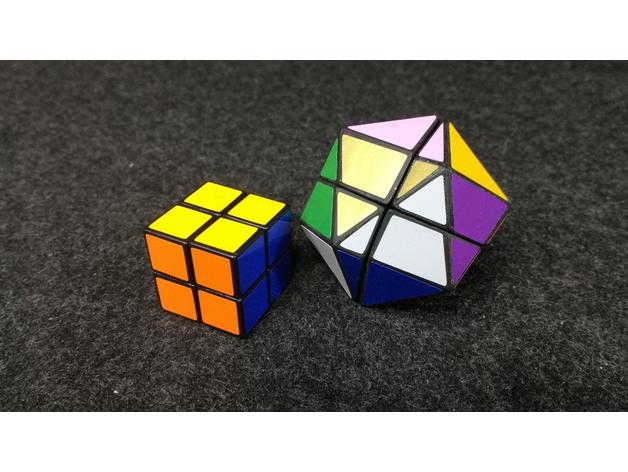 2x2x2 icosaedro i puzzle twisty 3D print model - Mito3D