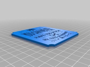 garage1 placca segni e loghi preventivo citazioni 3d print model - Mito3D