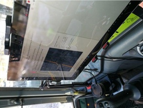 volvo ew160 tablet holder 3d print model - Mito3D