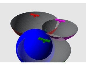 gps model physics & astronomy satellite 3d print model - Mito3D