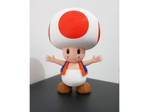 toad mario games - multi-color creatures action-figure character nintendo toadette videogame 3d print model - Mito3D