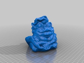 altın kurbağa hayvanlar çapraz Giyinme toad garip 3d print model - Mito3D