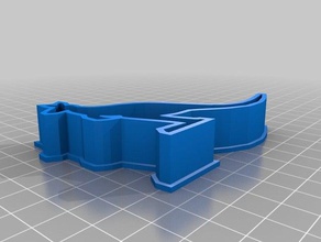 canguro cookie cutter La stampa 3d animali australia simpatico 3d print model - Mito3D