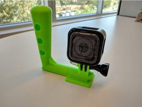 gopro session grip mount sport & outdoors 3d print model - Mito3D