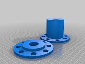anet e10 support de bobine Imprimante 3d accessoires glace filament 3d print model - Mito3D