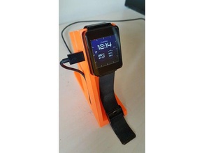 lg g watch stehen Loch Handy die smartwatch stand w100 Uhr 3d print model - Mito3D