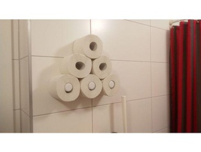 toilet paper stock bathroom 3d print model - Mito3D
