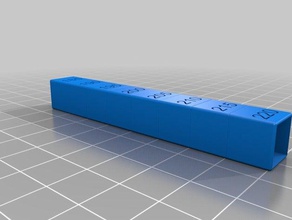 10x10 calibration pillar 3d printing tests 3d print model - Mito3D